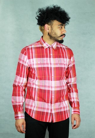 VINTAGE LEVI'S CHECK RED SHIRT