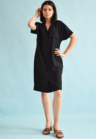 90'S RETRO COCOON SHAPED MOMS MINI DRESS