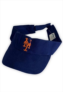 MLB New York Mets Blue Sun Visor Cap Womens