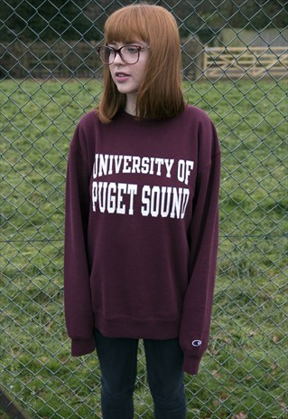 VINTAGE USA COLLEGE CHAMPION SWEATER JUMPER