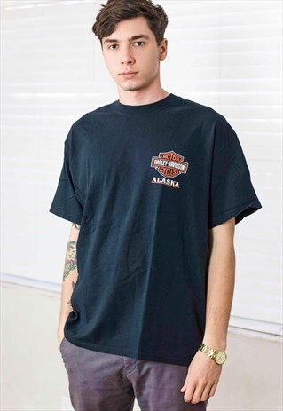 VINTAGE HARLEY DAVIDSON T-SHIRT LOGO 90S XL 9.2