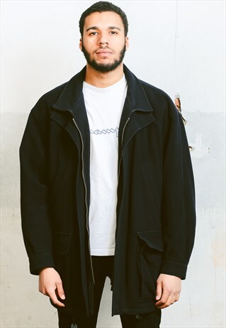 VINTAGE WOOL PARKA COAT