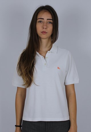BURBERRY VINTAGE POLO SHIRT WOMEN