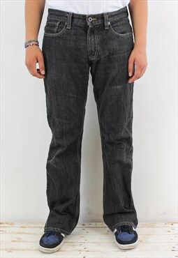 527 Vintage Mens W32 L32 Slim Low Bootcut Jeans Denim Pants
