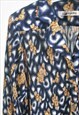VINTAGE 90S BLOUSE IN ABSTRACT PRINT