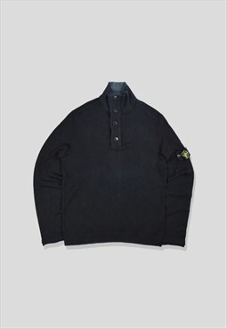 Stone Island SS'07 1/4 Zip Sweatshirt in Black
