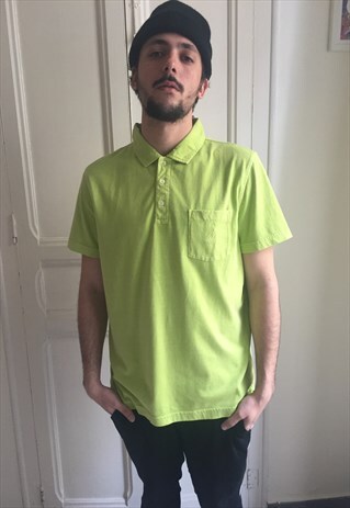VINTAGE NAUTICA GREEN SLIM FIT POLO SHIRT