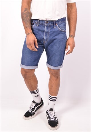 VINTAGE LEVI'S 505 DENIM SHORTS BLUE