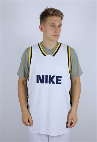 VINTAGE NIKE BIG LOGO SLEEVELESS MENS T-SHIRT TOP