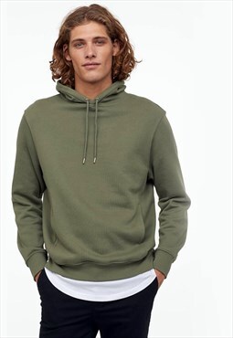 54 Floral Premium Blank Pullover Hoody - Army Green