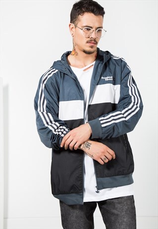 VINTAGE 80S ADIDAS ORIGINALS SHELL SPORT JACKET / S1509