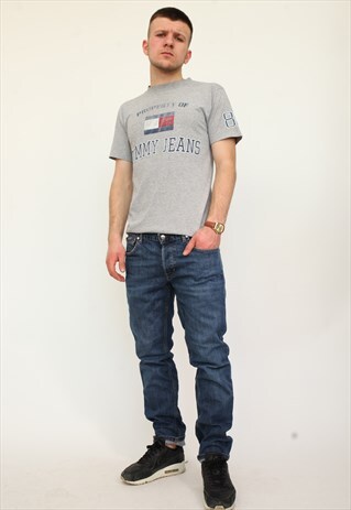 VINTAGE JUSTCAVALI DESIGNER BLUE JEANS
