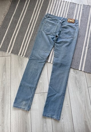 Vintage Dolce & Gabbana D&G Blue Denim Jeans Pants