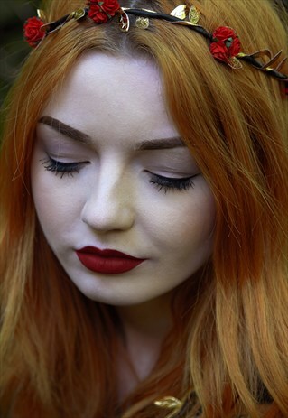 FLORAL GARLAND, FLORAL HEADBAND, FESTIVAL HAIR, BOHO HAIR