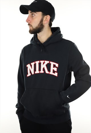 VINTAGE NIKE SPELL OUT HOODIE SWEATSHIRT
