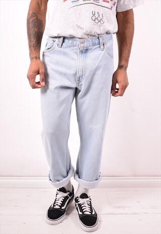 LEVI'S 507 MENS VINTAGE JEANS W36 L32 BLUE 90S