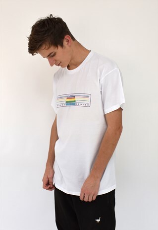 G&G UNISEX WHITE ORIGINAL SUNSET TEE