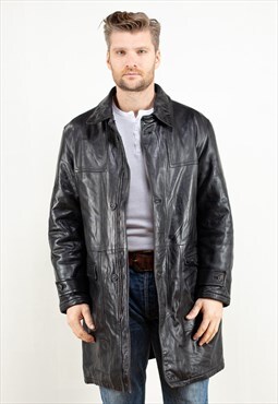 Vintage 90's Leather Coat