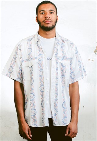 VINTAGE 90S PATTERN SHIRT