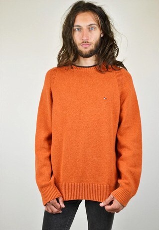 VINTAGE 90'S TOMMY HILFIGER KNIT JUMPER