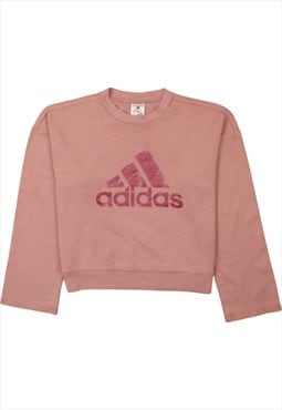 Adidas 90's Spellout Crew Neck Sweatshirt XSmall Purple