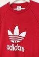 VINTAGE ADIDAS SWEATSHIRT Y2K IN RED L