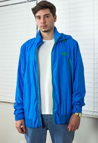 VINTAGE NORTH FACE SHELL JACKET LOGO 90S XXL 22