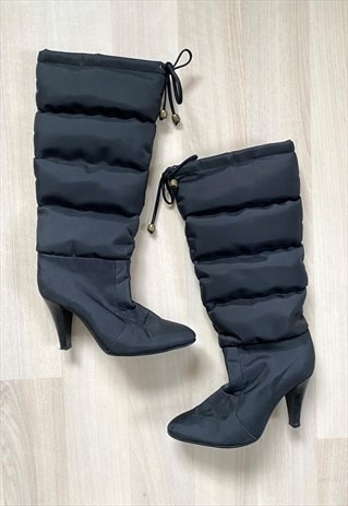 Y2K PUFF SNOW CALF BOOTS