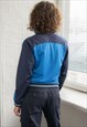 VINTAGE 80'S SPORTS TOP IN BLUE