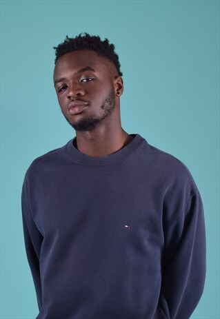VINTAGE TOMMY HILFIGER NAVY SWEATSHIRT
