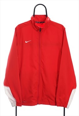 Nike Vintage Red Sports Tracksuit Jacket Mens