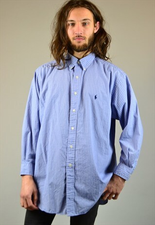 VINTAGE RALPH LAUREN CHECKED YARMOUTH SHIRT