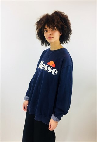 VINTAGE ELLESSE SPELLOUT OVERSIZED SWEATSHIRT