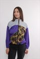 90s funky abstract print track suit jacket vintage 