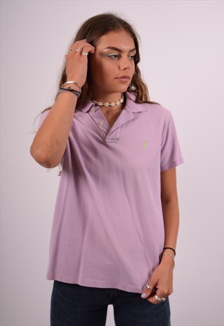 VINTAGE RALPH LAUREN POLO SHIRT PURPLE
