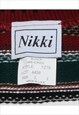 VINTAGE NIKKI STRIPED SWEATER VEST - L