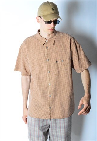 VINTAGE 90S QUIKSILVER CHECK SHIRT