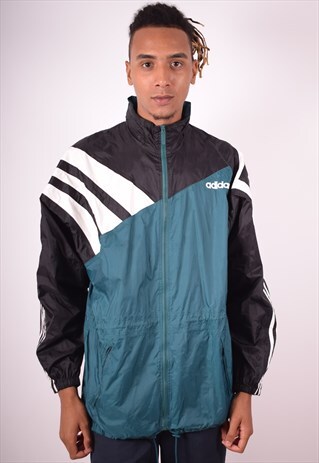 ADIDAS MENS VINTAGE WSV OBERHOF 05 JACKET LARGE MULTI 90S