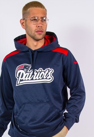 NIKE THERMA FIT HOODIE NEW ENGLAND PATRIOTS NFL