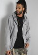 Vintage Nike Reworked Vintage Dyed Hoodie Grey