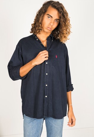 VINTAGE 80S POLO RALPH LAUREN SHIRT / R4110C400