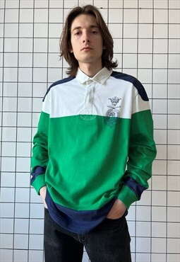 Vintage POLO RALPH LAUREN Rugby Shirt Striped Pullover