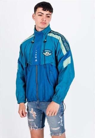 VINTAGE ASICS SHELL JACKET J1083