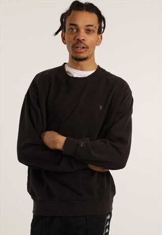 VINTAGE IZOD EMBROIDERED LOGO SWEATSHIRT