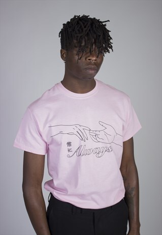 ALWAYS T-SHIRT IN LIGHT PINK