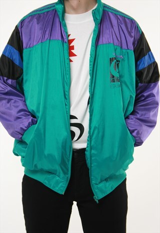 90S VINTAGE ADIDAS OLDSCHOOL SHELL JACKET 14259