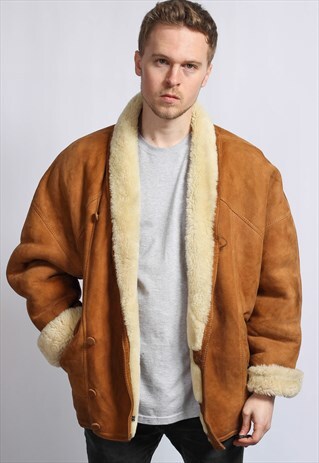 VINTAGE SUEDE SHEEPSKIN JACKET