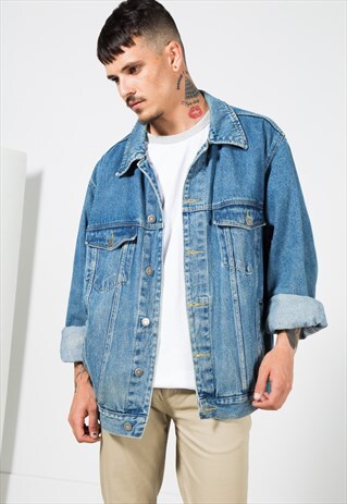 VINTAGE 80S ORIGINAL WRANGLER DENIM JACKET MID WASH /0006