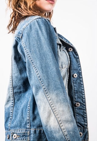 VINTAGE 1990S BLUE DENIM JACKET