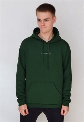 GREEN DECIDE (WHITE) HOODIE